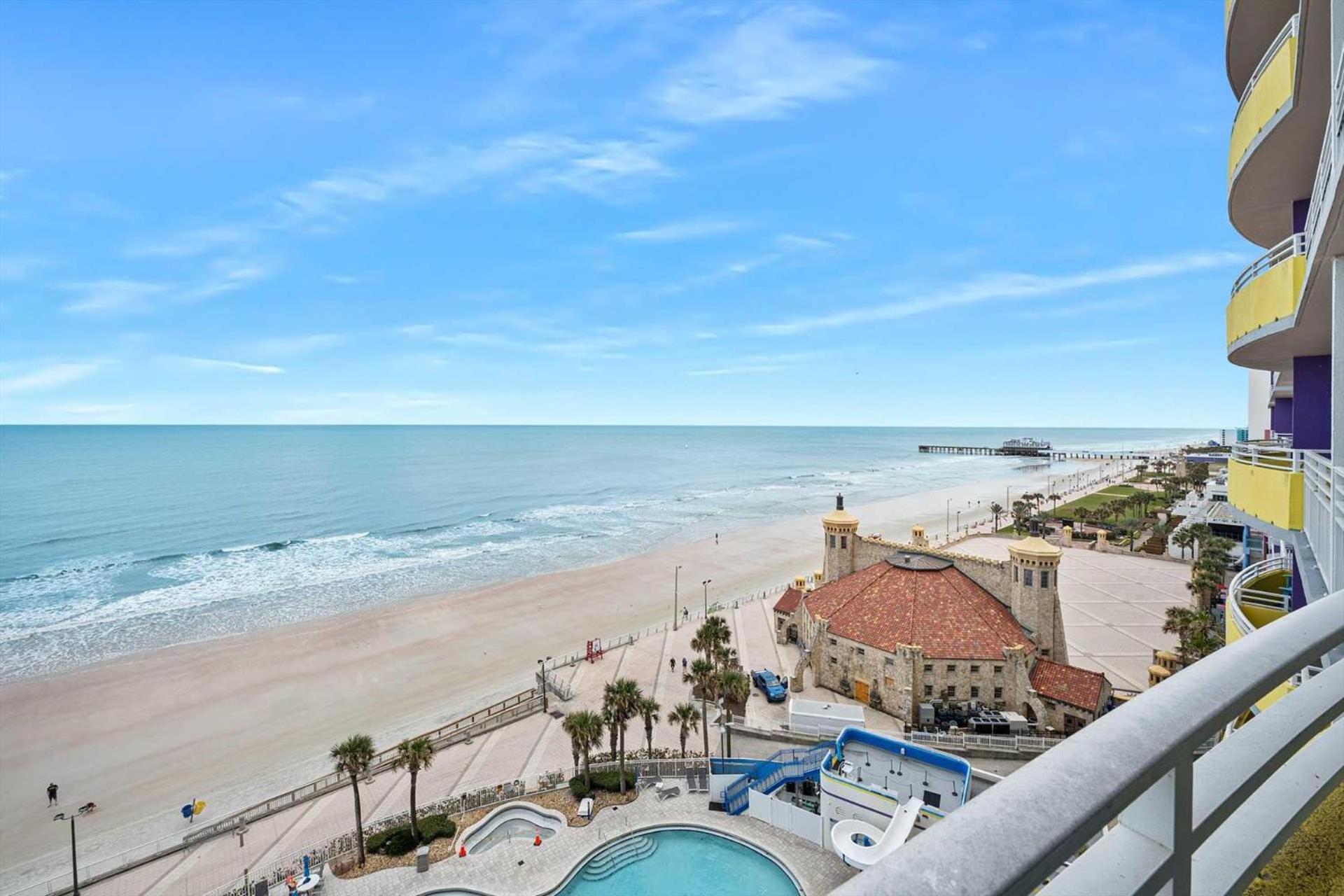 Luxury 10Th Floor 1 Bedroom Condo Direct Oceanfront Wyndham Ocean Walk Resort Daytona Beach | 1006 Exterior photo